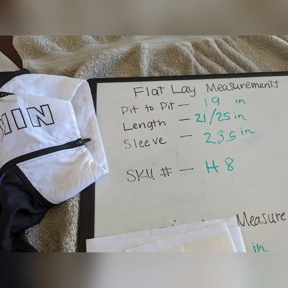 NIKE AIR size XS Moto Full-Zip Up Water Repel Running Jacket Sweater CJ1874-010 - Picture 16 of 16